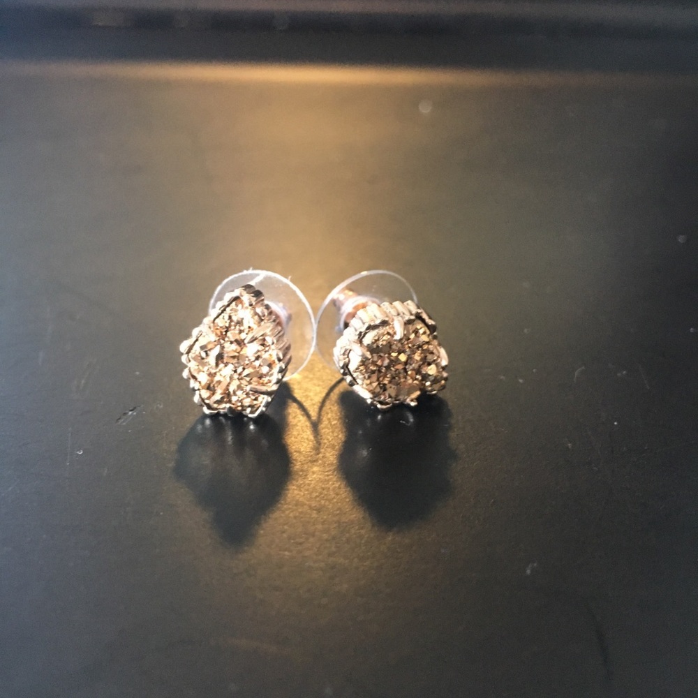 Kendra Scott Tessa Drusy Gold Stud Earrings